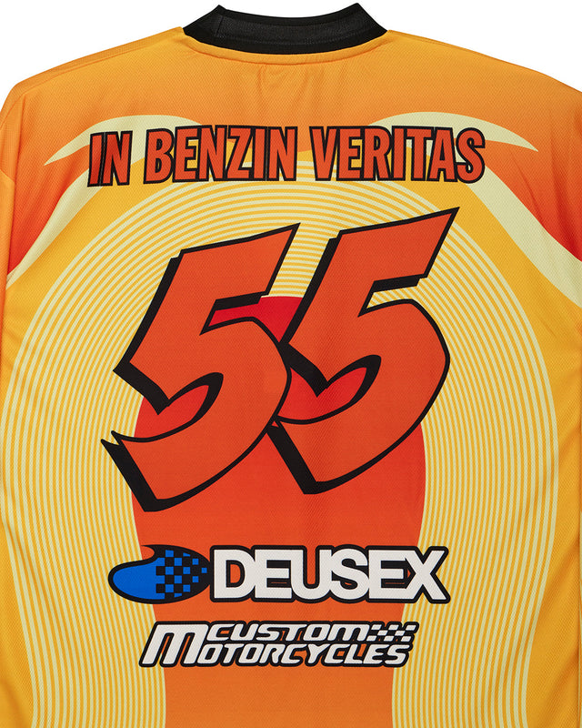 Maillot Moto Pledge - Orange Lever de Soleil