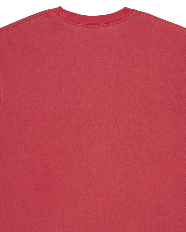 Shield Garment Dyed Tee - Lava Falls Red