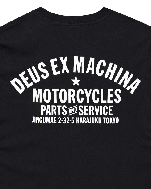 T-shirt Harajuku Address - Noir