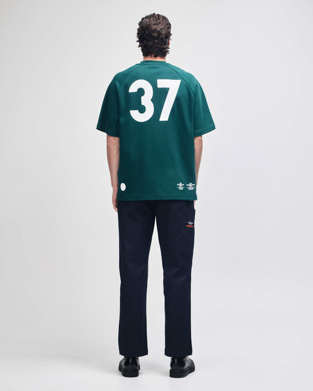 No. Thirty Seven Tee - Race Green