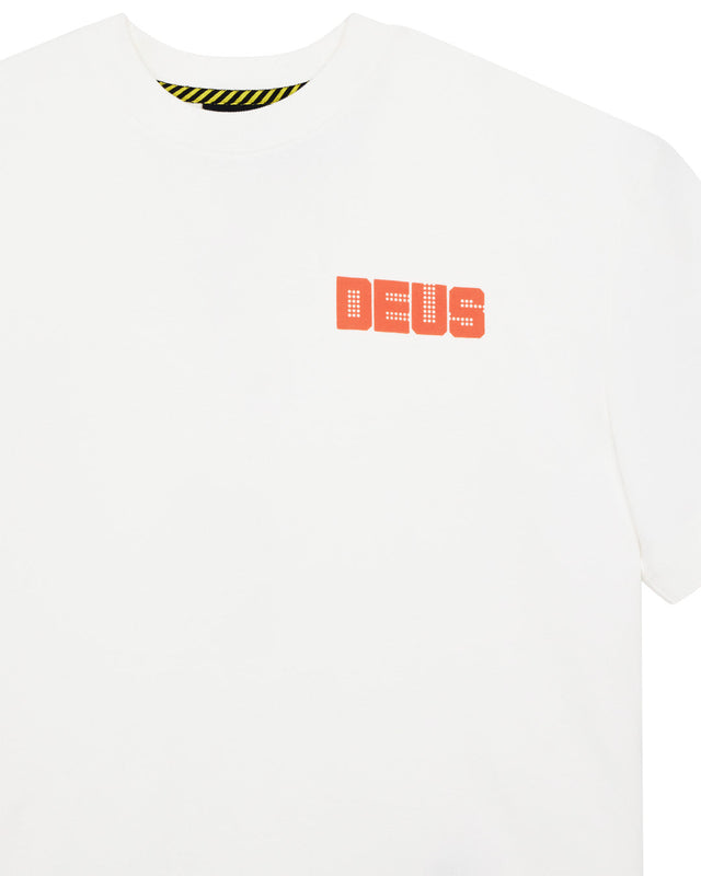 T-shirt Grand Prix - Blanc vintage