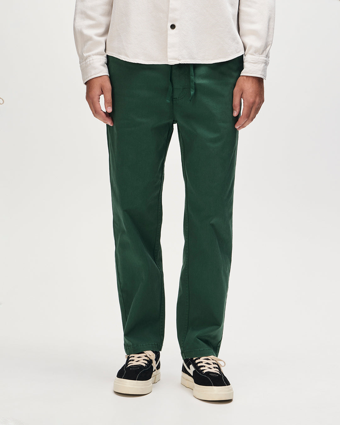 【新品タグ付】ETHOS/THICKER TROUSERS NAVY GREEN 新品タグ付】ETHOS/THICKER TROUSERS NAVY GREEN