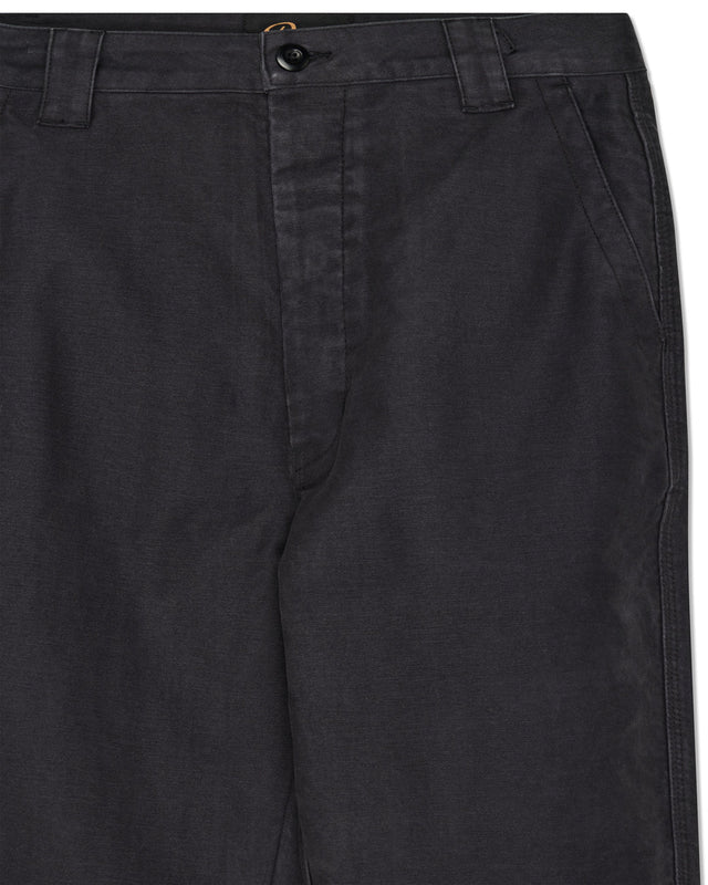 Hank Sateen Pant - Black