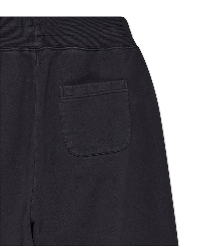 Pantalon de survêtement teint en pièce Shield - Noir