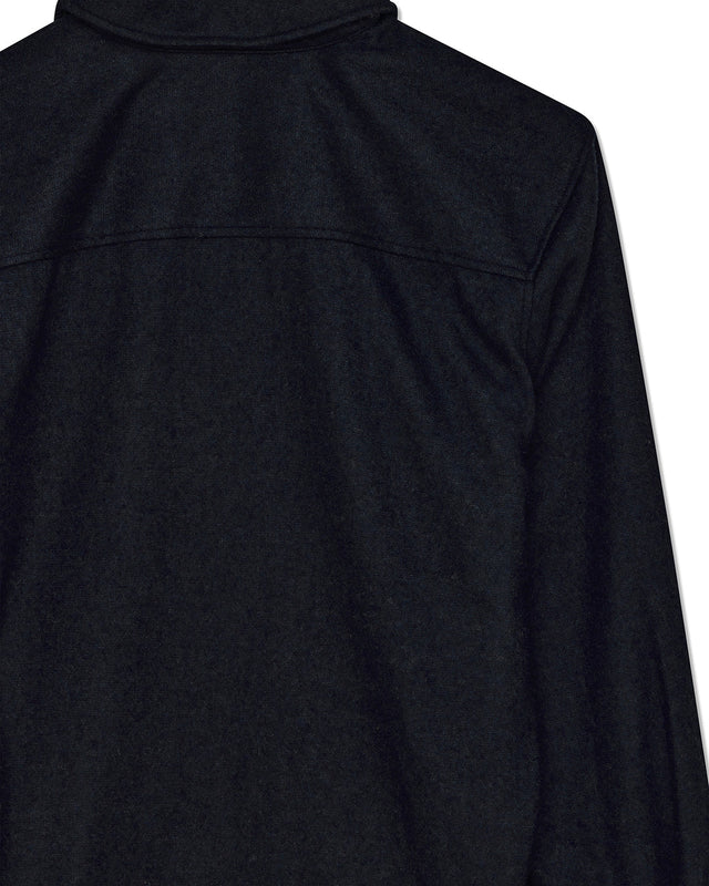 Clayton Wool Shirt - Black