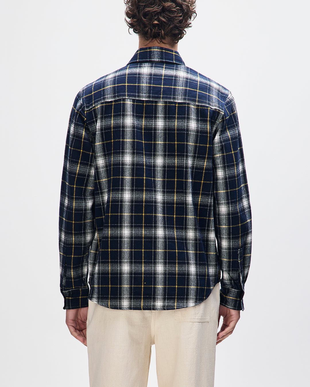 美品 sequel check shirt BLUE L fragment Shirts | Deus Ex Machina | Jermaine Check Shirt - Blue Check