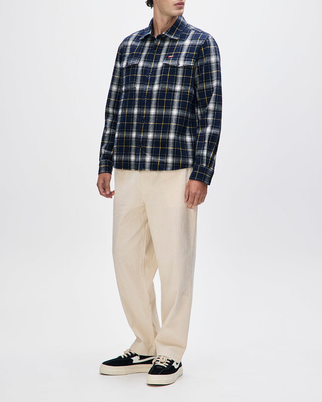 Jermaine Check Shirt - Blue Check