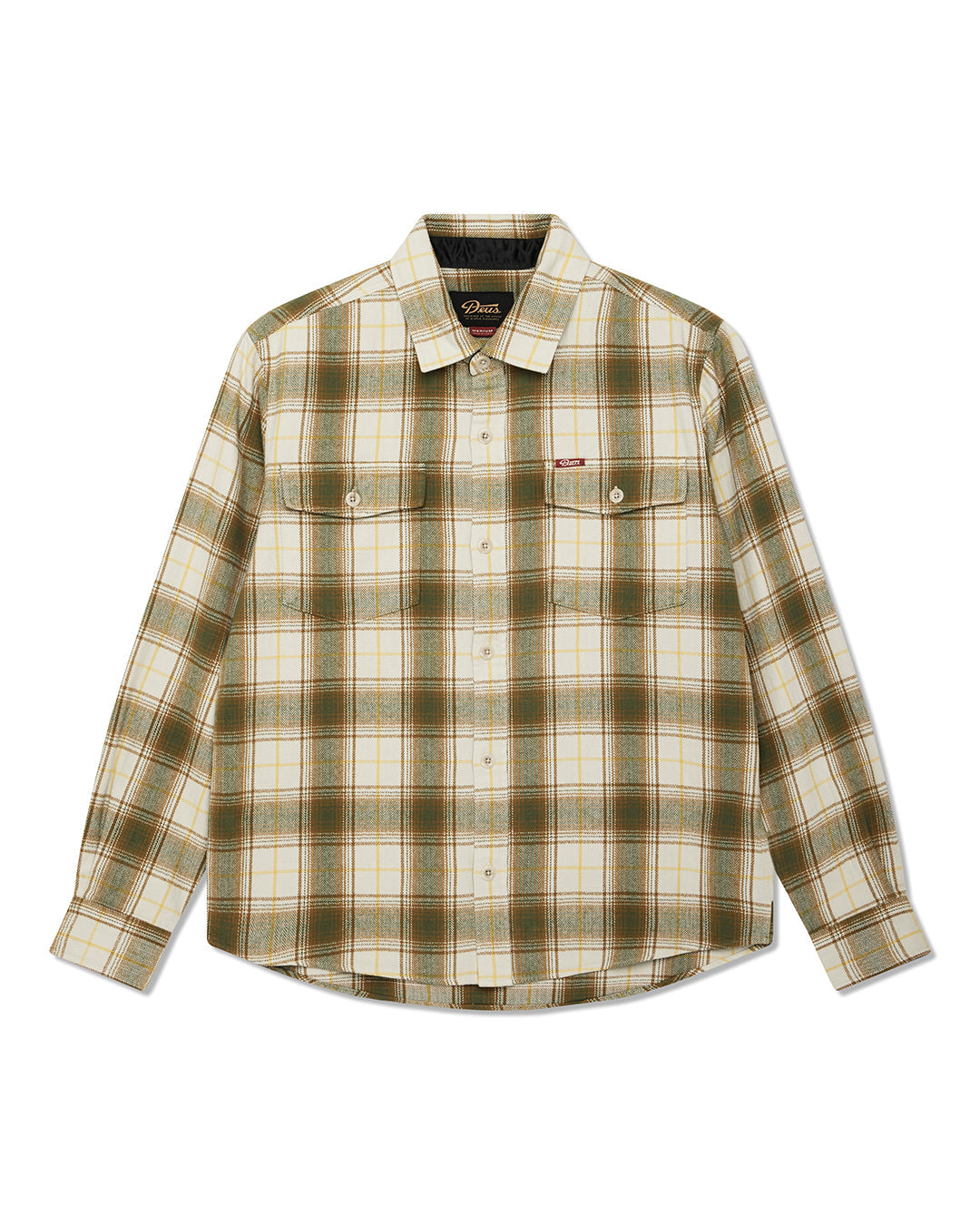 Shirts | Deus Ex Machina | Jermaine Check Shirt - Dirty White