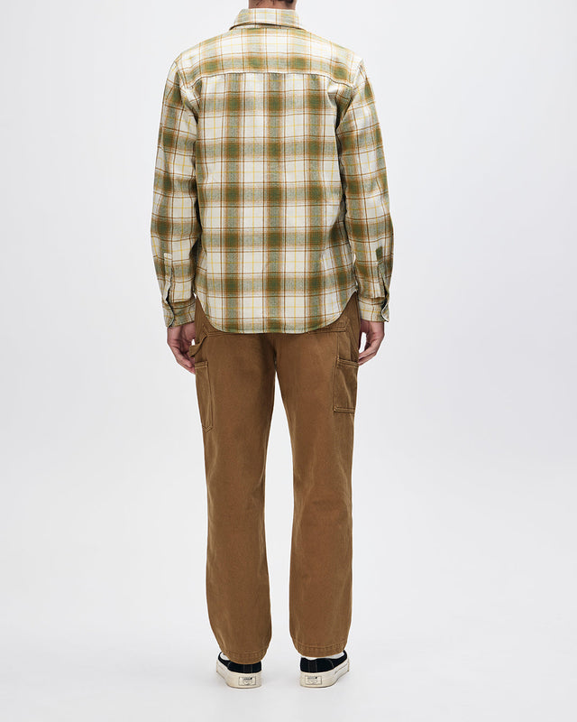 Jermaine Check Shirt - Dirty White Check