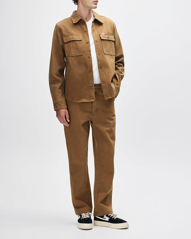 Vacay Overdye Shirt - Bronze Brown