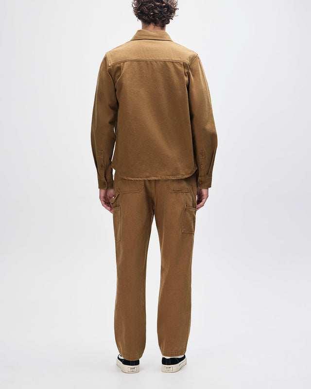 Vacay Overdye Shirt - Bronze Brown