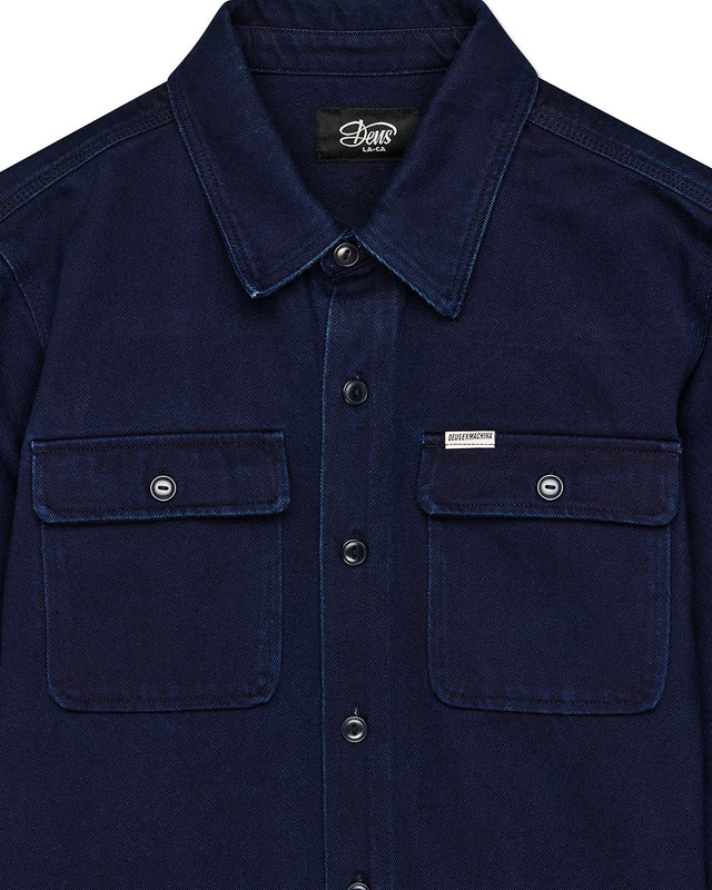 Vacay Overdye Shirt - Indigo