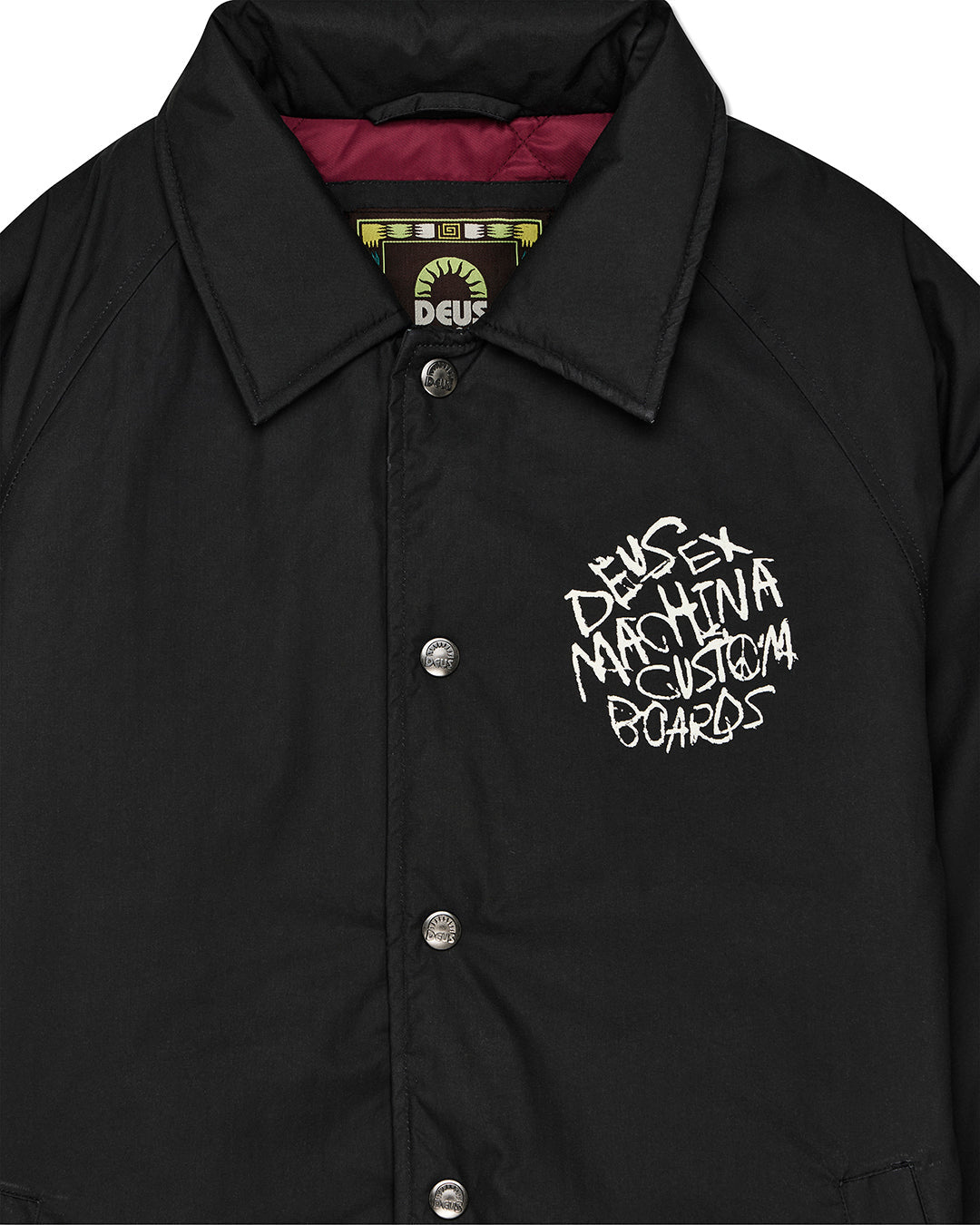 Jackets | Deus Ex Machina | Scrawler Coach Jacket - Anthracite
