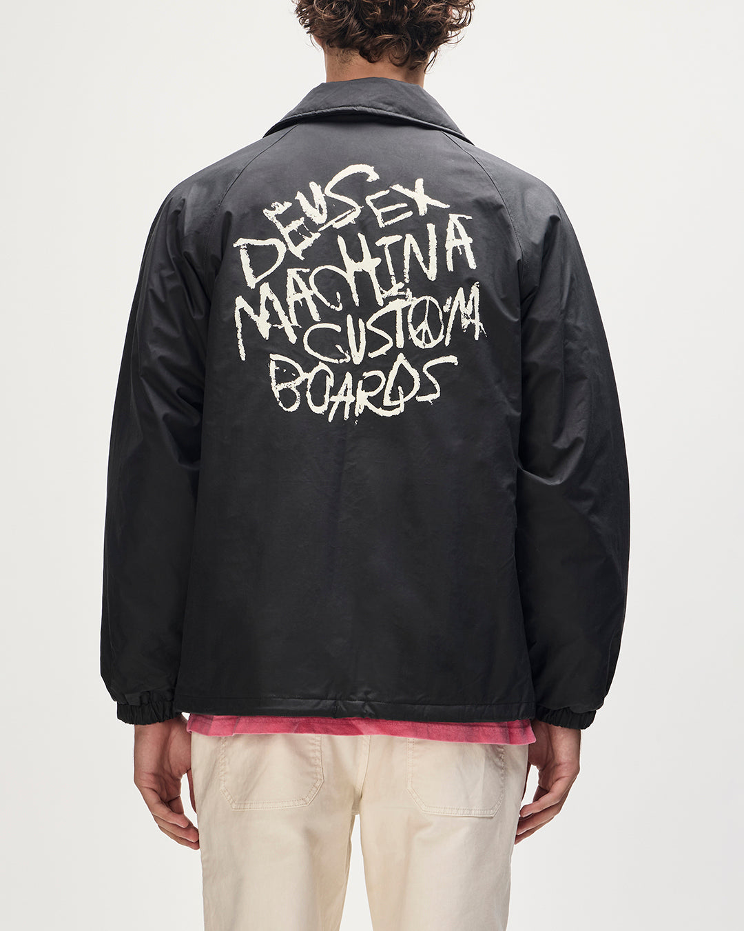Jackets | Deus Ex Machina | Scrawler Coach Jacket - Anthracite Jackets | Deus Ex Machina | Scrawler Coach Jacket - Anthracite
