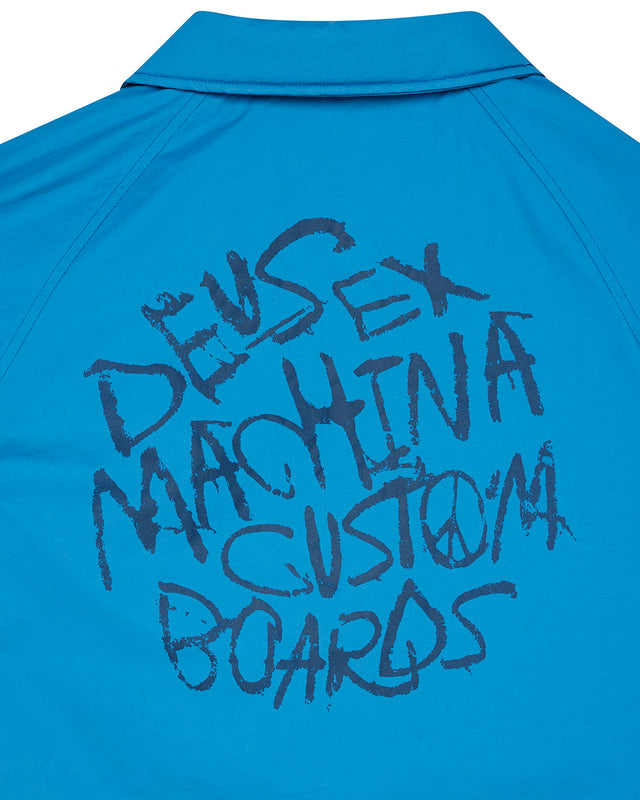 Scrawler Coach Jacket - Wave Ride Blue