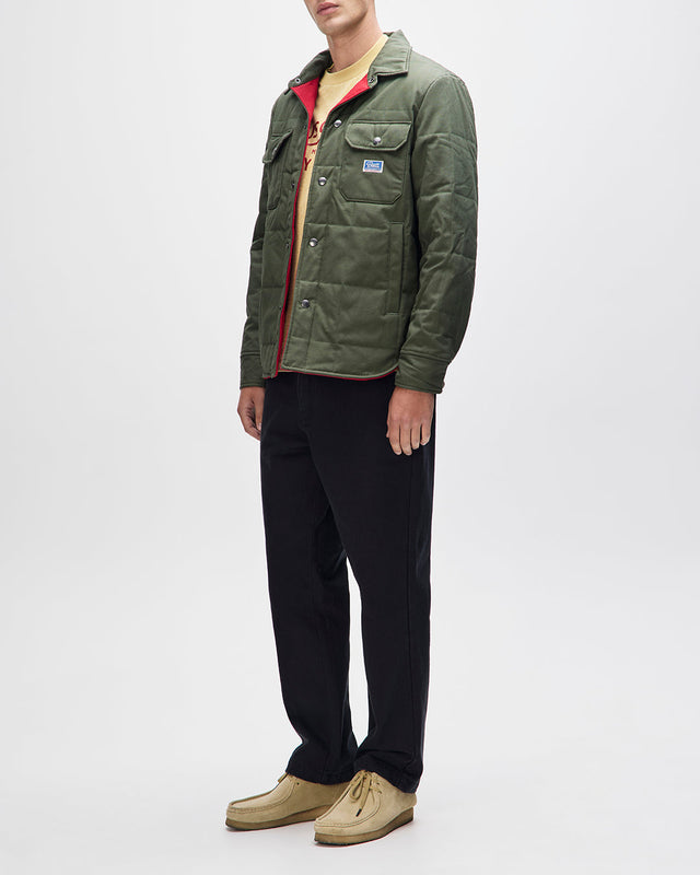 Maxwell Waxed Overshirt - Cypress Green