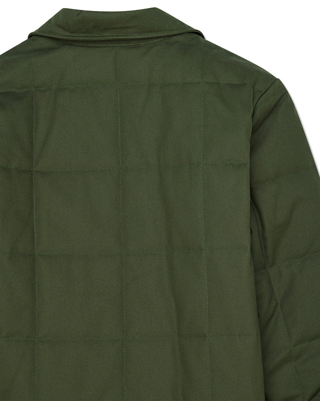 Maxwell Waxed Overshirt - Cypress Green