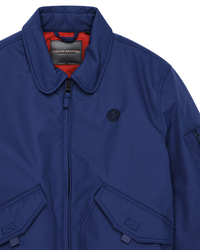 In Benzin Flight Jacket - Estate Blue