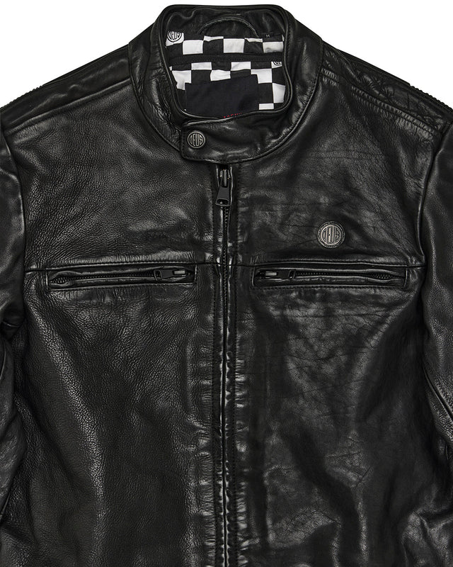 Chaqueta de cuero Cruiser - Negra
