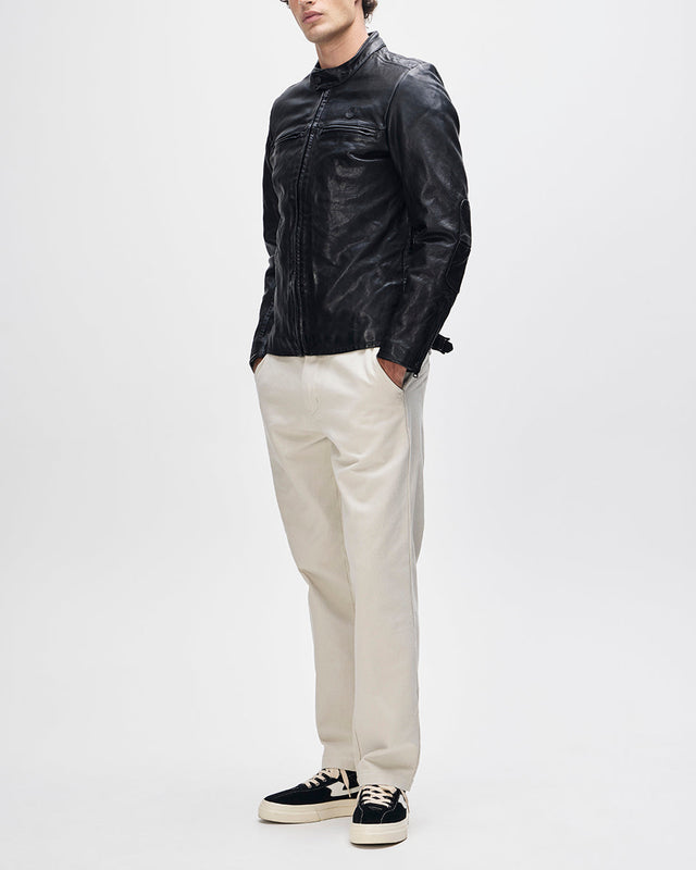 Chaqueta de cuero Cruiser - Negra