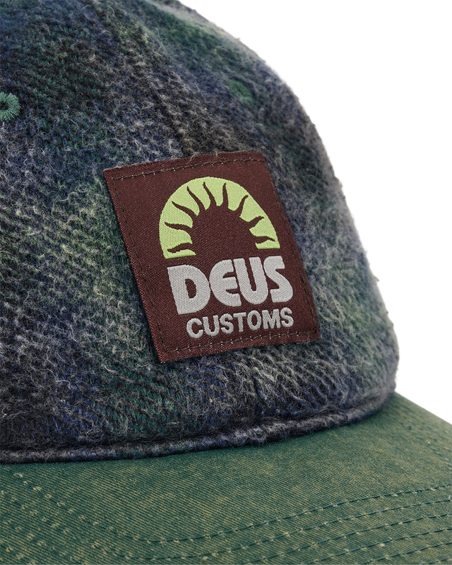 Vacay Check Cap - Black Check