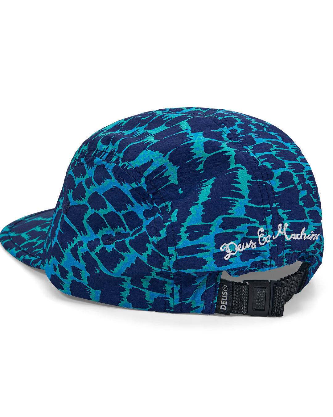 Hats | Deus Ex Machina | Clement 5 Panel Cap - Wave Ride Blue