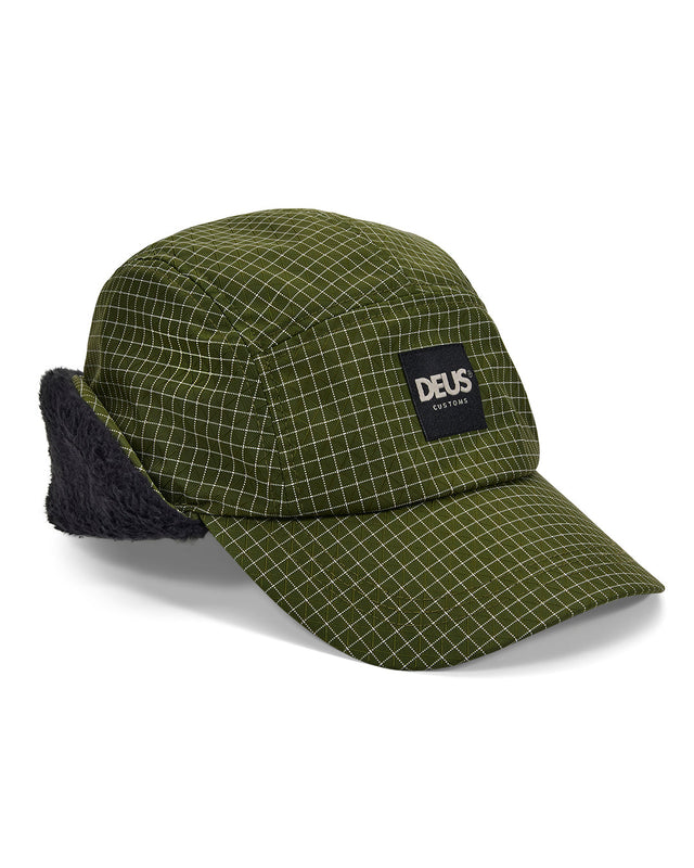 early-hours-5-panel-cap-pine-green