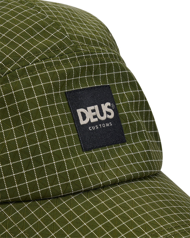 Early Hours 5 Panel Cap - Pine Green