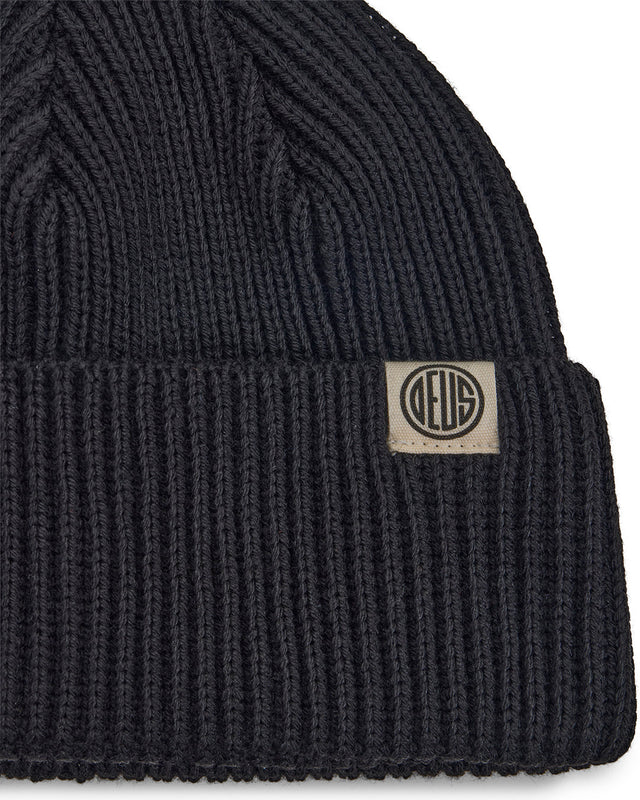 Gorro de merino Pill - Negro