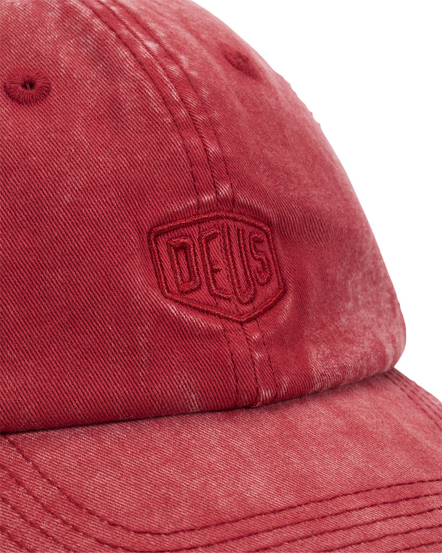 Shield Garment Dyed Dad Cap - Lava Falls Red