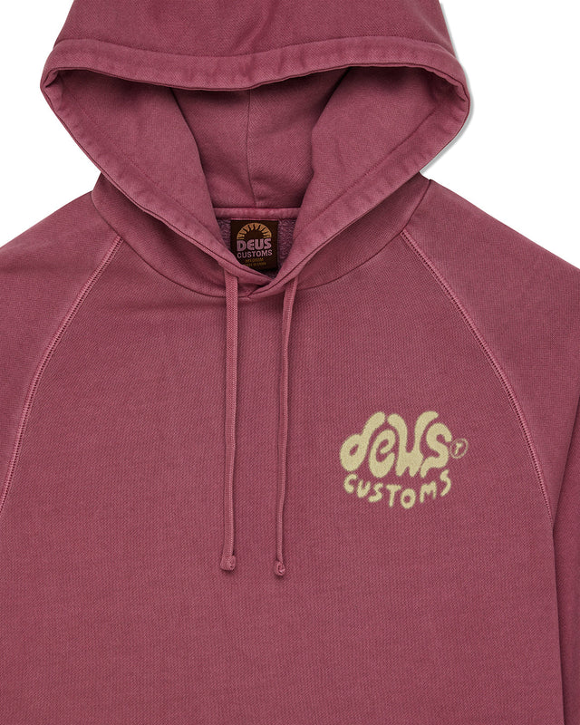 Debris Reverse Hoodie - Dry Rose