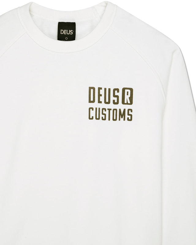 Flecks Crew - Vintage White