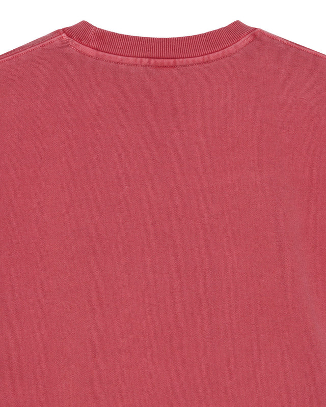 T-shirt Shield Garment Dyed Crew - Rouge Lava Falls