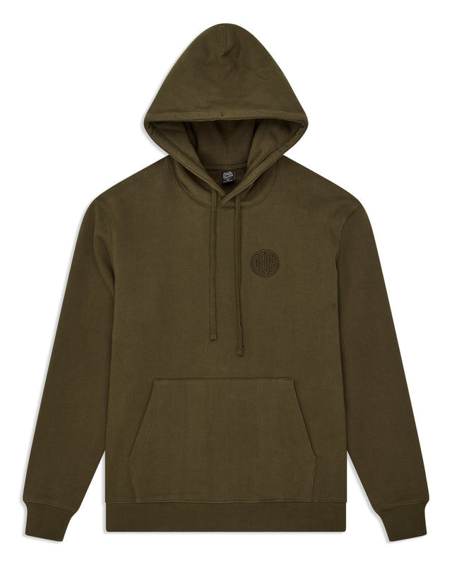 Pill Logo Hoodie - Dark Olive