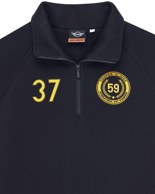 Cc 1/4 Zip Fleece - Black