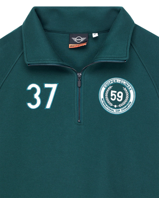 Cc 1/4 Zip Fleece - Race Green