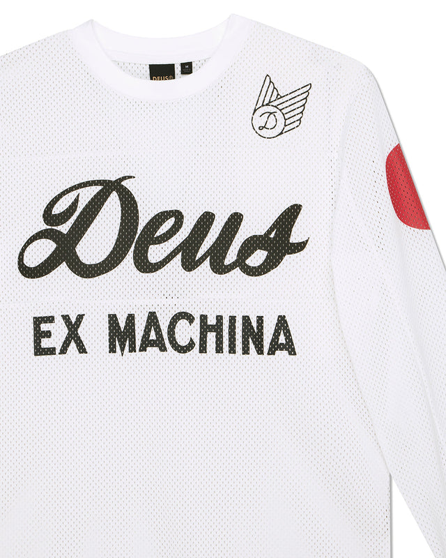 Saber Moto Jersey - Vintage White