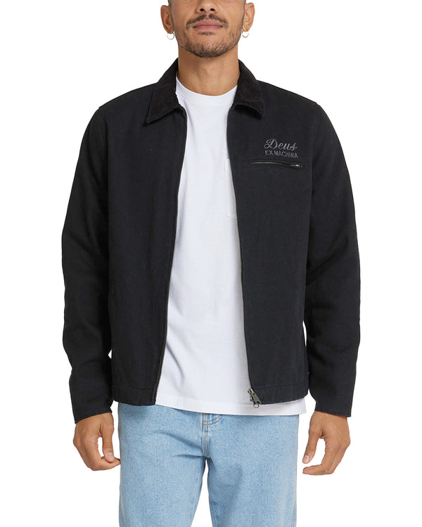 Address Workwear Jacket - Black|Model