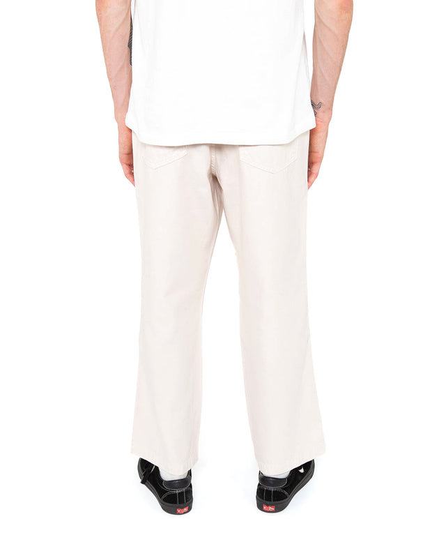 Harris Cropped Fatigue Pant - Dirty White