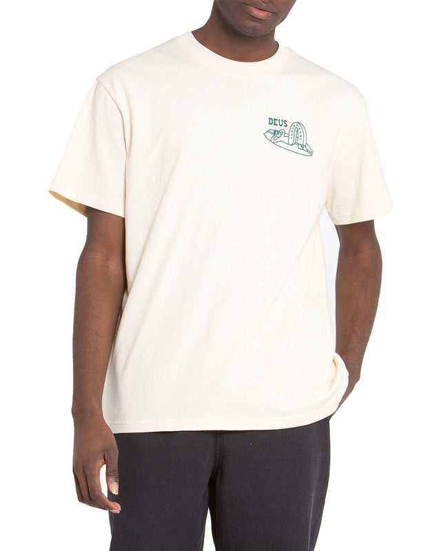 Layback Tee - Dirty White