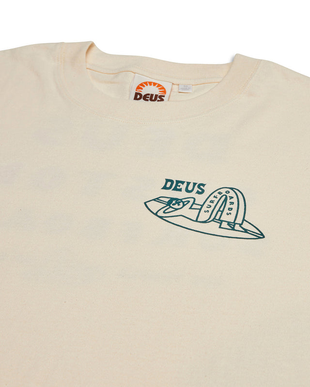 Layback Tee - Dirty White