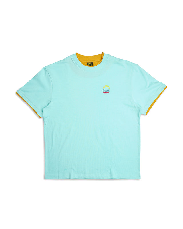Double Up Tee - Blue Tint