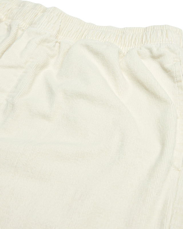 Infinity Cord Beach Short - Dirty White