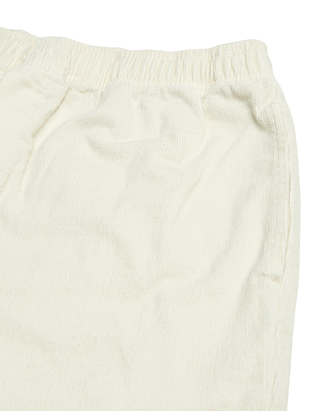 Infinity Cord Beach Pant - Dirty White