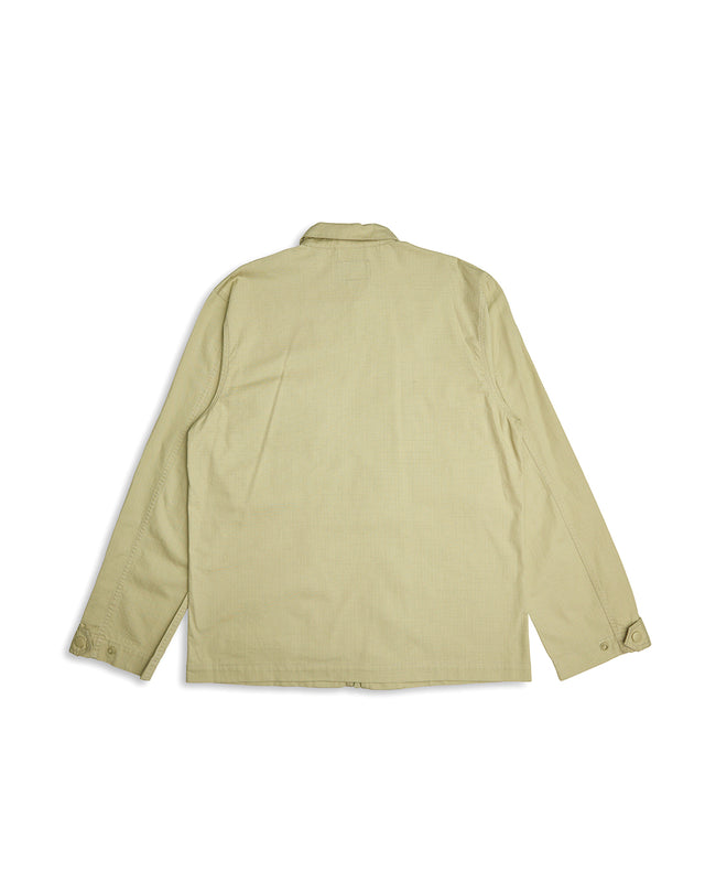 Onshore Zip Shirt - Sage Green