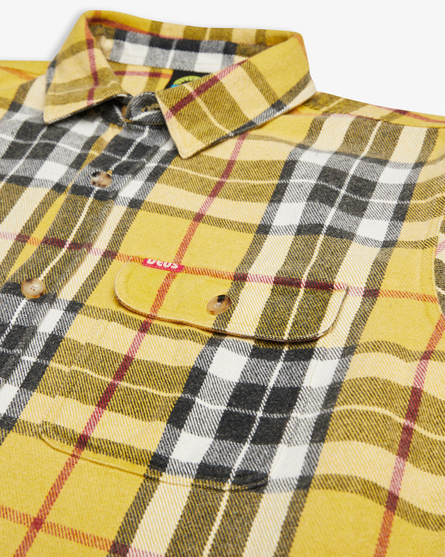 Vacay Check Shirt - Lemon