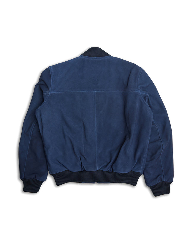 Thunder Suede Bomber - Navy