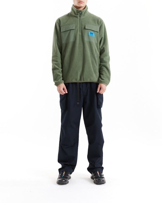 Section Zip Neck Fleece - Clover