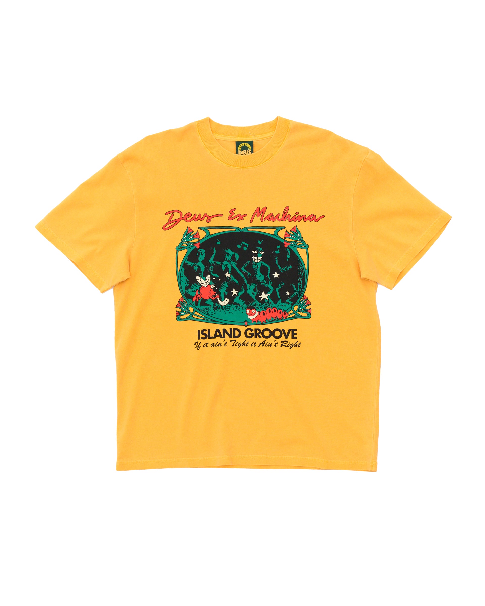 Tees | Deus Ex Machina | Island Groove Tee - Radiant Yellow