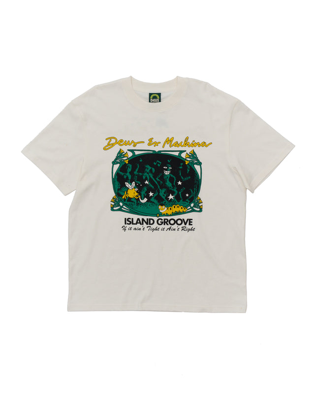 Island Groove Tee - Vintage White